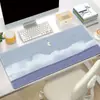 Mouse pad de animação de desenho animado paisagem pintura a óleo pad para teclado de computador espessado atacado transfronteiriço tapete de mesa grande transfronteiriço