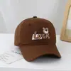 Chapéu de Sol com Proteção UV de Ursinho da Sorte Desenho Animado Capa para Bebê de Jardim de Infância Estilo Japonês Transfronteiriço Boné de Baseball Infantil Fofo