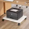 Soporte para Impresora con Ruedas, Soporte para Host de Computadora de Escritorio, Estante Móvil con Bandeja Debajo del Escritorio