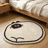 Alfombra de Piso de Felpa Sintética con Dibujo de Gato para Baño, Absorbente de Agua, Antideslizante, Felpudo, Fuente de Comercio Electrónico, Envío Directo de Una Pieza, Artículos en Stock, Venta al por Mayor