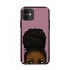 Adecuado para Iphone15Pro Carcasa de Teléfono Móvil para Chicas Melanin Poppin Transfronteriza Carcasa para Chica Negra