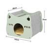 Ninho de Gato Cor de Blush, Casa de Gato Que Não Ocupa Espaço, Arranhador Portátil para Gato, Tapete para Gato, Cadeira de Descanso para Gato de Madeira Maciça para Primavera e Verão, Resistente a Arranhões