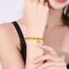 Pulsera de Cuentas de Transferencia Shajin Nafu de Vietnam Latón Chapado en Oro Fortuna Redonda Pulsera de Marca Hilo Joyería Celebridad de Internet En Vivo