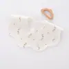 Babetes Personalizados para Bebê Algodão Puro Impermeáveis Toalhas de Saliva para Recém-Nascidos Babadores 360 Graus com Absorção Aumentada Babadores de Alimentação