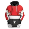 Cosplay Transformers Optimus Prime Bumblebee Movie Periférico Impresión 3D Moda Sudadera con Capucha para Hombre