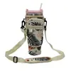 Tapa para Vaso de Hielo de 40 oz Material de Buceo Stanley Bolsa Tote para Botella de Agua Asa Stanley Tapa para Vaso de Letra Aislada Montada en Coche
