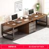 Yijiada Computadora de Escritorio Apartamento Pequeño Hogar Estantería Escritorio de Oficina Integrado Estación de Trabajo Simple Escritorio de Escritura para Estudiante