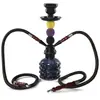 Kit de Narquilé Pequeno de Vidro de Alta Qualidade Transfronteiriço Conjunto Completo para Fumar com Tubos de Barra e Narquilé