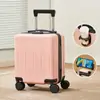 Mala Atacado Personalizada 14 polegadas Embarque Feminina Pequena Leve Mala Trolley Mini Caixa com Senha Infantil