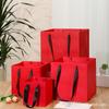Bolsa Quadrada Papel Especial Saco de Embalagem para Presente Saco de Papel Kraft Saco para Flores para Presente de Aniversário Bolsa Tote Quadrada para Bolo