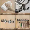 Perchero de pared, colgador de pared para abrigos detrás de la puerta, gancho adhesivo para entrada sin taladro, gancho resistente para abrigos y sombreros