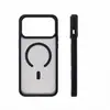 Funda Magnética Negra para iPhone 17Promax 15Plus Iphone16Promax con Acabado Mate y Sensación de Piel