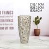 Nuevo arreglo floral de cristal de estilo europeo, planta hidropónica, gran lirio de bambú rico, sala de estar, dormitorio, hogar, jarrón de vidrio