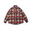 BSAPA Camisa de Marca de Moda Retro Americana para Hombre de Manga Larga Cuadros Primavera y Otoño Tela Cien Cuadros Camisa Cuadros TP1013
