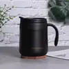 Copo Térmico para Escritório para Homens e Mulheres, Caneca de Café de Aço Inoxidável, Copo de Chá Portátil para Casal para Uso ao Ar Livre com Alça e Vedação