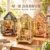Novedad Casa de Madera en Miniatura Adorno DIY Serie Habitación del Sol Curativo Decoración de Escritorio En Stock