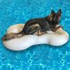 Animal Flutuante Personalizado Profissional de Pvc para Animais de Estimação Cão Flutuante na Água Cama Flutuante Osso Cama Flutuante Cama de Água