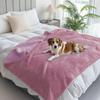 Manta Impermeable para Pañales, Manta Cálida Gruesa de Doble Capa para Dormir, Manta Universal para Todas las Estaciones, Alfombrilla para Gatos y Perros