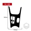 Adecuado para BMW X3 F25 F26 11-17 juego completo de interruptor de logo de volante interior de fibra de carbono negro piano