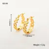 Pendientes Europeos y Americanos de Moda Nuevos Tendencia Diseño de Nicho Encaje Calado Versión Ancha Pendientes en Forma de C Pendientes Retro Joyería