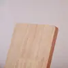 Estantería de Exhibición de Madera Maciza, Estante de Exhibición de Libros, Soporte de Escritorio Móvil de Doble Capa con Ángulo Ajustable Inclinado