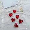 Arte de Unhas Famosa na Internet com Strass em Formato de Coração Inclinado, Acessórios Grandes de Coração de Diamante Brilhante, Decorações de Unhas, Decorações para Arte de Unhas, Enfeites de Unhas