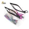 Juego de herramientas de belleza de acero inoxidable, pinzas para recortar cejas oblicuas, rizador de pestañas, tijeras auxiliares para recortar cejas, juego de belleza