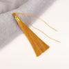 13cm Anillo de Tirar Cuentas Doradas Borla Borla Accesorios Colgantes Empaque Ropa Borla Pequeña Colgante DIY Fabricante Mayorista