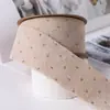 Cinta de pana a rayas con lunares de cebolla, joyería hecha a mano para manualidades, regalo, empaque de flores, artículos para mascotas, lazo para ropa