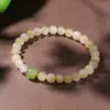 Pulsera de Cuarzo Rutilado Dorado Natural Jingde Jewelry, Joyería Artesanal Versátil de Nicho para DIY, Wholesale en Stock del Fabricante