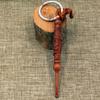 Llavero de madera de durazno para sacar cera del oído de unos 8-9 cm de largo herramienta para sacar cera del oído llavero de madera de durazno joyería para sacar cera del oído venta al por mayor