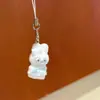 Estilo Ins Carrillón de Viento de Botella Flotante Llavero de Teléfono Colgante Pequeño Medusa Estrella Correa para Bolso Decoración Versátil para Mujeres