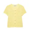 Ropa Popular para Mujer de Aliexpress Transfronteriza Exportación al por Mayor Nuevo Punto Zr Suelto y Lindo Tops de Ganchillo Tejidos