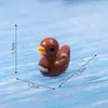 Nuevo Lindo Juguete de Peluche de Pato de Tenis y Fútbol Accesorios Decorativos DIY para Paisajismo de Jardín Pequeños Adornos