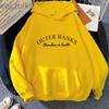 Sudadera con capucha Outer Banks 3 para hombre/mujer Estética diaria Gráfico de letras