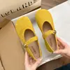 Sapatos Mary Jane Planos de Calçar para Mulheres, Adequados para Saias, Novo Estilo Popular da Primavera de 2026, Boca Rasa, Sapatos Planos de Vovó para o Trabalho