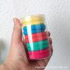 Paquete de 10 Anillos para el Cabello de Nylon de Color Grueso y Audaz Sin Costuras para Niña Anillo de Toalla de Color Caramelo Cuerda para el Cabello Banda de Goma Accesorios para la Cabeza