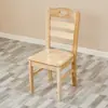 Silla de madera maciza silla de comedor silla con respaldo sin instalación taburete de madera maciza pura hogar simple restaurante mesa de comedor china silla