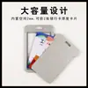 Portatarjetas Personalizados en Stock, Portatarjetas con Tapa Deslizante de Presión, Portatarjetas de Estudiante, Portatarjetas de Acceso al Trabajo, Película de Tarjeta de Dos Capas al por Mayor, Tarjeta de Campus
