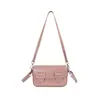 Bolsas de Mujer de Alta Calidad con un Aspecto Elegante, Bolso Cruzado Mensajero Cambridge, Diseño de Nicho Coreano, Bolso Cruzado Cuadrado Pequeño Hecho de Algodón Poliéster