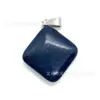 Colar com Pingente Quadrado Oblíquo, Brincos e Acessórios de Joias de Pedra Preciosa Ágata de Cristal Natural, Vendido Quente na Aliexpress Transfronteiriça