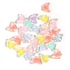 Estrella de Cinco Puntas de Acrílico Forma de Corazón Flor Pequeña Cuentas Transparentes Esmeriladas Cuentas para Manualidades Accesorios para Joyería al por Mayor
