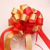 1-50 peças Flor de Laço Grande de Duas Cores Embalagem de Flor Laço para Caixa de Presente Decoração de Carro de Casamento Floricultura
