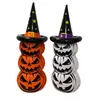 Comercio Electrónico Transfronterizo Hombre Calabaza Inflable de PVC Tumbler de Halloween Luz Luminosa Decoración Exterior para Hogar y Patio
