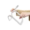 Cabide de calças de dupla posição para uso doméstico, de alta qualidade, sem costura, antiderrapante, adequado para calças secas e molhadas, um organizador de guarda-roupa que economiza espaço