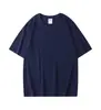 Camiseta de Manga Corta para Hombre de Verano, Tejido Pesado de 320g, Algodón Puro, Algodón Grueso de Xinjiang, Cuello Pequeño, Estilo Americano, Camiseta Base de Media Manga