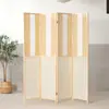 Biombo de madera maciza y ratán de papel estilo chino para sala de estar, entrada de hotel, fondo plegable para comedor, pared divisoria móvil para viviendas de alquiler