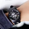 En stock al por mayor esfera grande estudiante hombres y mujeres moda TikTok tendencia deportiva pareja estilo coreano reloj hueco entrega