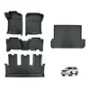 Tapetes de Chão para Carro para TOYOTA Land Cruiser LC300 com Volante à Esquerda, Borracha TPE, Específico para Veículo, Termoformado