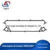 Fornecimento de junta de trocador de calor de placas destacáveis-Lingyi-D-API-D series-D01-Sigma M7 almofada de borracha